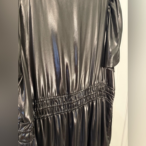 Anthropologie Somerset Dress Shine Edition in Carbon - Picture 6 of 7